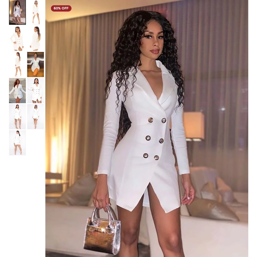 Bossing around fashion nova blazer, blazer dress, blazer, fashion nova NWT